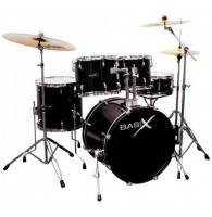 BasiX OX 109-BK барабанная установка 22x16 BD, 12x10 TT, 13x11 TT, 16x16 FT, 14x5,5 SD, 4 стойки